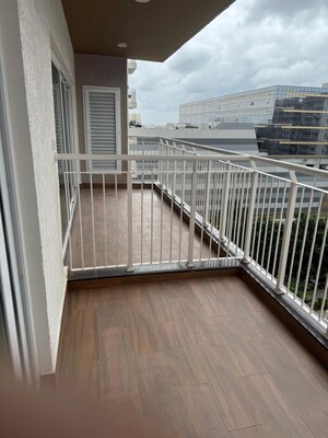 Balcony in 4 BHK Apartment at LnT Raintree Boulevard, Hebbal – for Rent