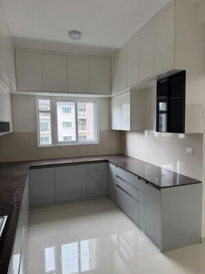 Kitchen in 4 BHK Apartment at LnT Raintree Boulevard, Hebbal – for Rent