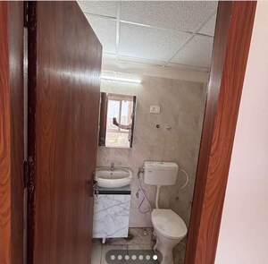 Bathroom in 1 BHK Builder Floor at Saket – for Rent