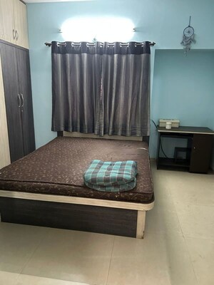 Bedroom in 2 BHK Apartment at Gauree Space Star Woods, Wakad – for Rent