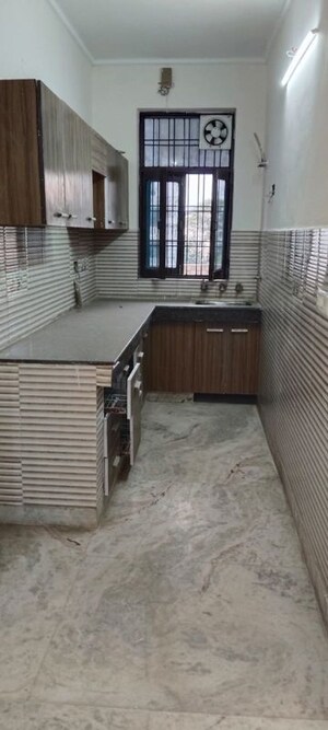 Kitchen in 3 BHK Builder Floor at Green Fields Colony – for Rent