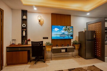 Living Room in Studio Builder Floor at Saurabh Niwas, Sector 40 – for Rent