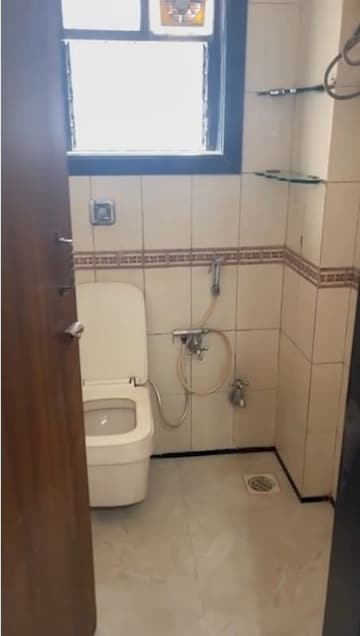 Bathroom in 3 BHK Apartment at Guru Kripa Residency, Chembur – for Rent