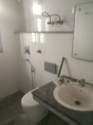 Bathroom in 3 BHK Builder Floor at Vasant Kunj – for Rent