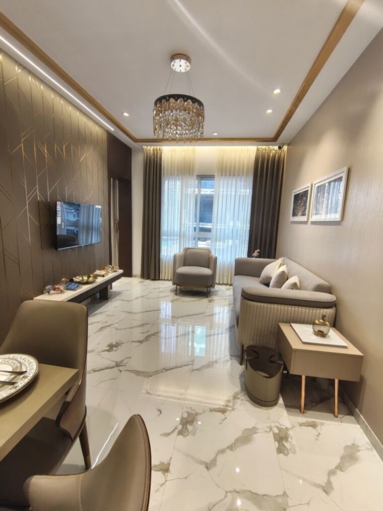 Living Room, dotom-isle 2 Bedroom 605 Sq.Ft. Apartment In Malad West Mumbai 9865045