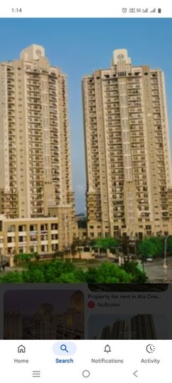 3 BHK + Pooja Room,Servant Room Apartment For Rent in ATS One Hamlet