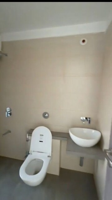 Bathroom in 2 BHK Apartment at Aastha Heights, Goregaon West – for Rent