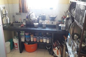 Kitchen in 1 RK Apartment at Om Disha Township, Hadapsar – for Sale