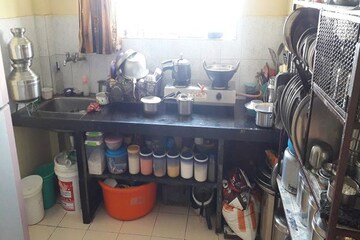 Kitchen in 1 RK Apartment at Om Disha Township, Hadapsar – for Sale