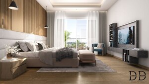 Living Room in 3 BHK Apartment at High Ground – for Sale