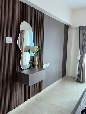 Bathroom in 3 BHK Apartment at Oxford Navrang Oasis, Goregaon West – for Rent