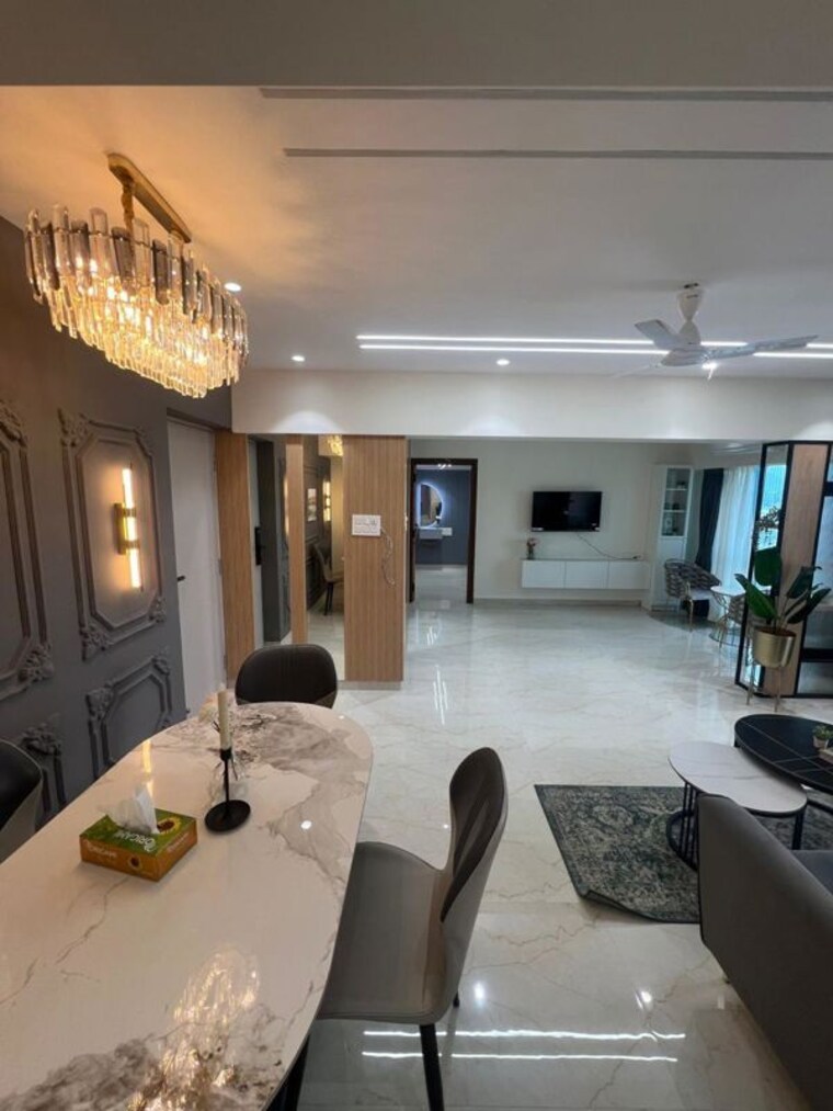 Living Room, oxford-navrang-oasis 3 Bedroom 1350 Sq.Ft. Apartment In Goregaon West Mumbai 9865180