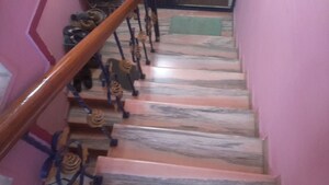 Staircase in 1 RK Independent House at Rt Nagar – for Rent