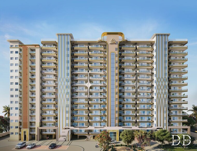 Exterior View, high ground 3 Bedroom 2045 Sq.Ft. Apartment In High Ground Zirakpur 9865390