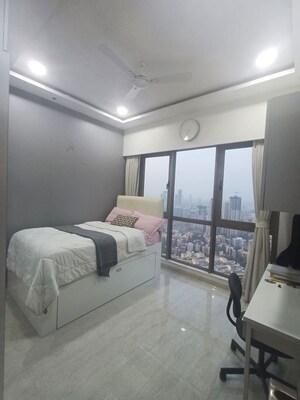 Bedroom in 2 BHK Apartment at Sheth Auris Serenity Tower 1, Malad West – for Rent