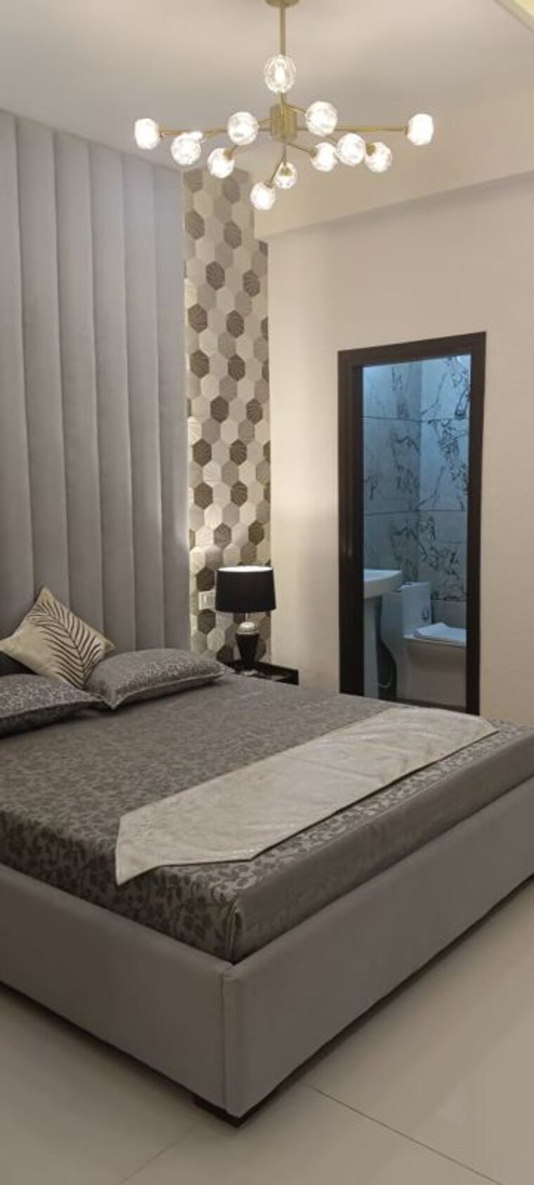 Bedroom, ramgarh bhudda 3 Bedroom 1350 Sq.Ft. Apartment In Ramgarh Bhudda Zirakpur 9865553