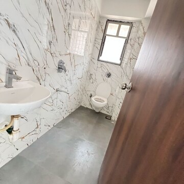 Bathroom in 2 BHK Apartment at Excellaa Panama Park, Madhav Nagar – for Rent