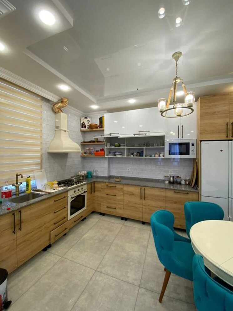 Kitchen, aditya-world-city 3 Bedroom 1421 Sq.Ft. Builder Floor In Shahpur Bamheta Ghaziabad 9866209