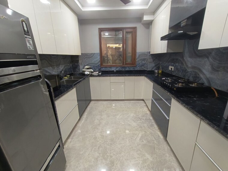 Kitchen, global-foyer 1 Bedroom 1000 Sq.Ft. Builder Floor In Sector 43 Gurgaon 9866372