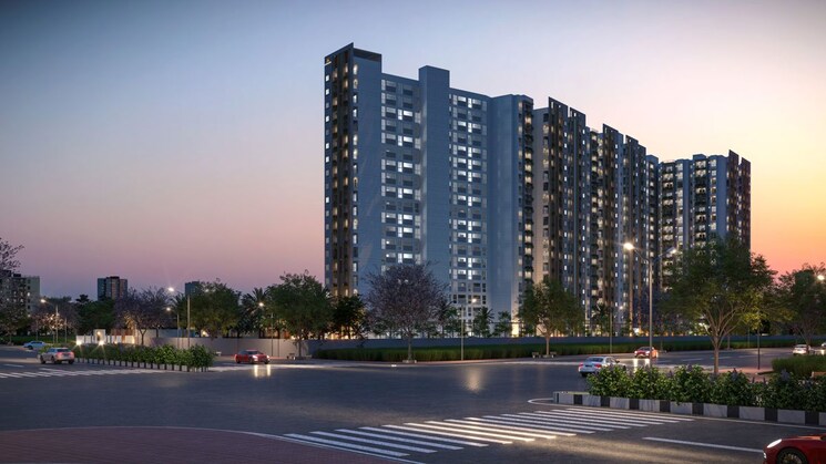 Exterior View, sowparnika-whispering-petals 3 Bedroom 1187 Sq.Ft. Apartment In Hoskote Bangalore 9866434