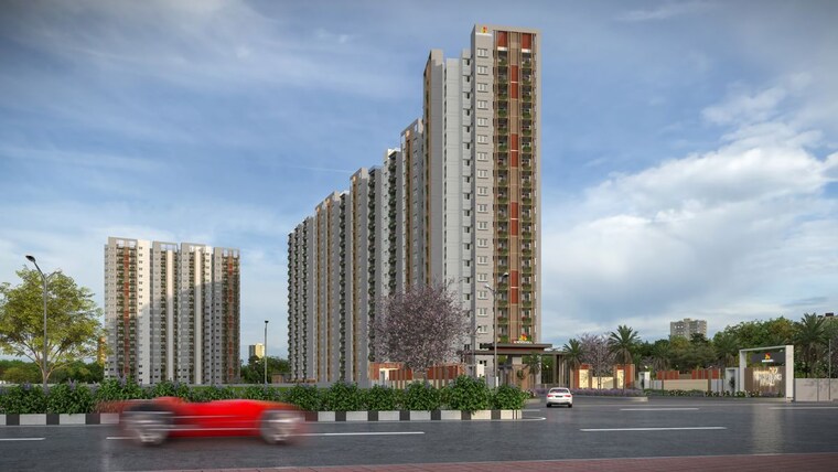Exterior View, sowparnika-whispering-petals 2 Bedroom 1036 Sq.Ft. Apartment In Hoskote Bangalore 9866409