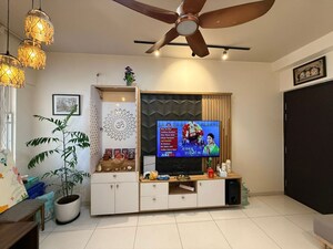 Living Room in 2 BHK Apartment at Kolte Patil R1 Life Republic, Hinjewadi – for Rent