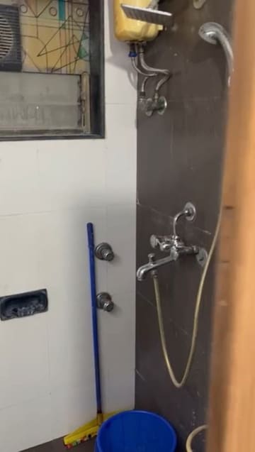 Bathroom in 3 BHK Apartment at Guru Kripa Residency, Chembur – for Rent