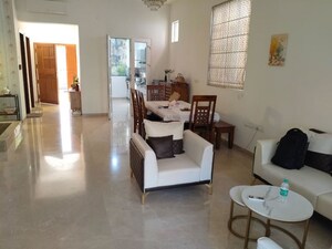 Living Room in 4 BHK Villa at Lodha Belmondo, Gahunje – for Rent