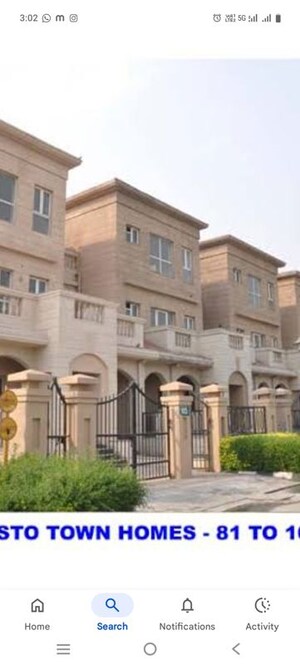 4 BHK Apartment For Rent in Jaypee Augusta Town Homes, Sector 128