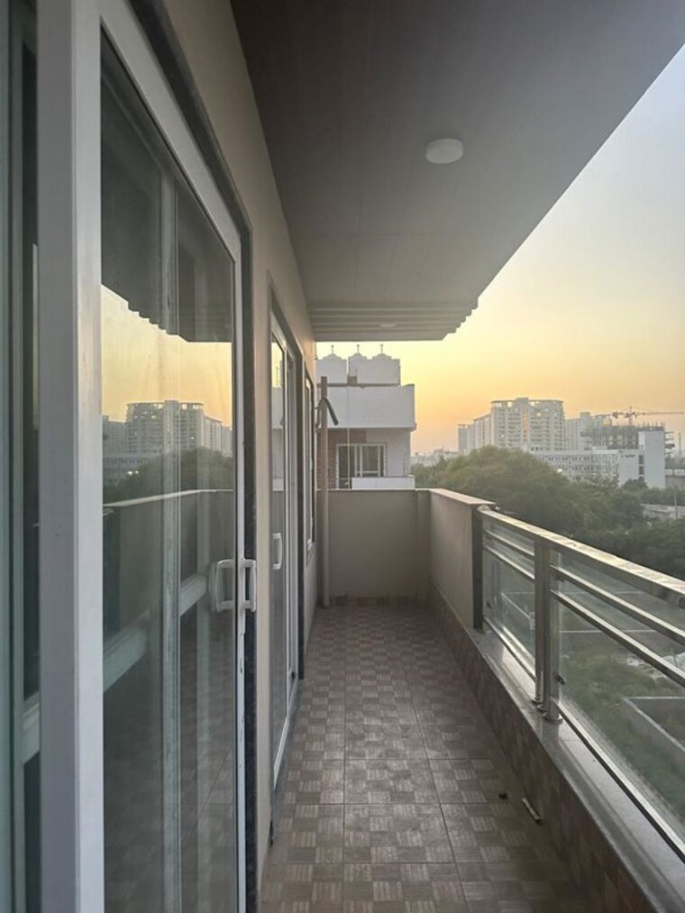 Balcony, ansal-api-esencia 3 Bedroom 2000 Sq.Ft. Builder Floor In Sector 67 Gurgaon 9864202