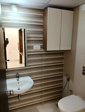 Bathroom in 2 BHK Apartment at Greenmark Mayfair Apartments, Tellapur – for Rent