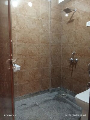 Bathroom in 2 BHK Builder Floor at Maidan Garhi – for Rent