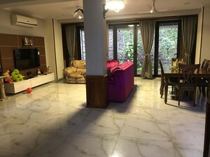 Living Room in 4 BHK Villa at Cosmos Hawaiian Village, Ghodbunder Road – for Sale