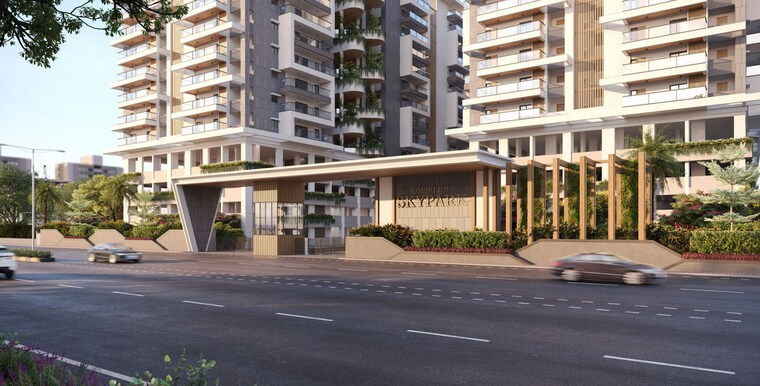 Exterior View, om-sree-skypark 3 Bedroom 1800 Sq.Ft. Apartment In Kompally Hyderabad 9867383