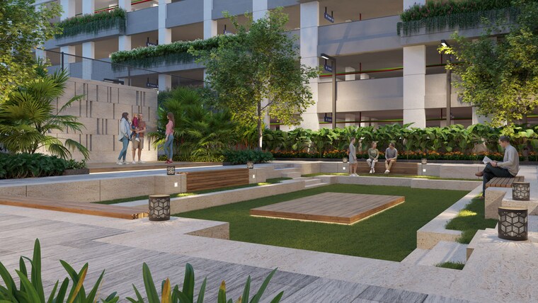 Swimming Pool, om-sree-skypark 3 Bedroom 1800 Sq.Ft. Apartment In Kompally Hyderabad 9867383