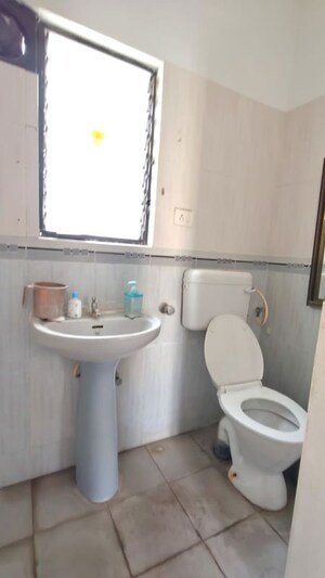 Bathroom in 2 BHK Apartment at Goel Ganga Orchard, Mundhwa – for Rent