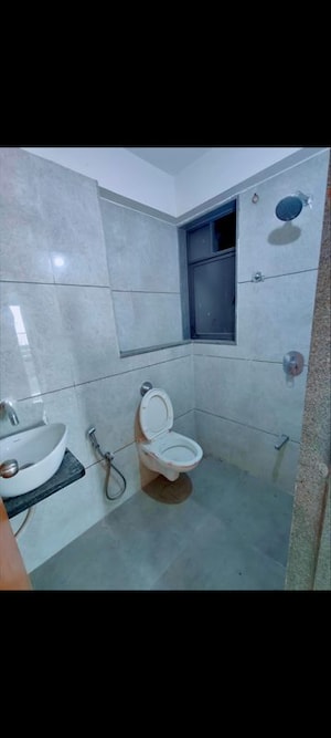 Bathroom in 3 BHK Apartment at Saanvi Stella, South Bopal – for Rent