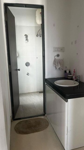 Bathroom in 1 BHK Apartment at Embassy One Thane, Panch Pakhadi – for Sale