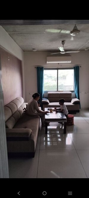 Living Room in 3 BHK Apartment at Tri The Evans, Chandkheda – for Rent