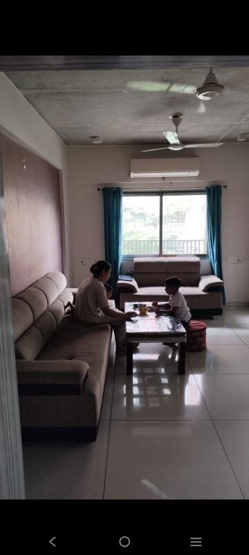 Living Room in 3 BHK Apartment at Tri The Evans, Chandkheda – for Rent