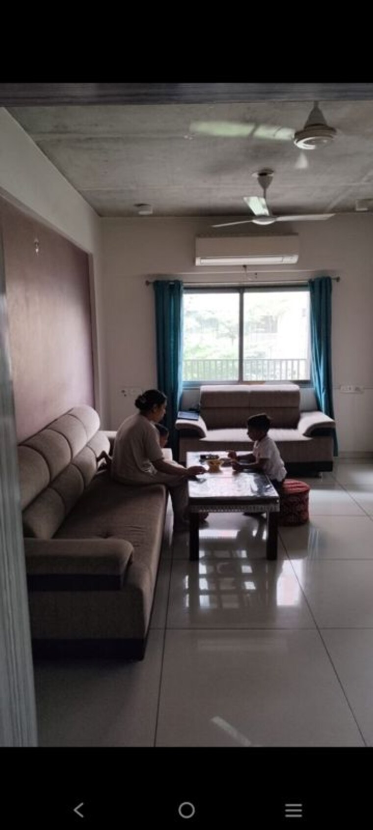 Living Room, tri-the-evans 3 Bedroom 926 Sq.Ft. Apartment In Chandkheda Ahmedabad 9868143