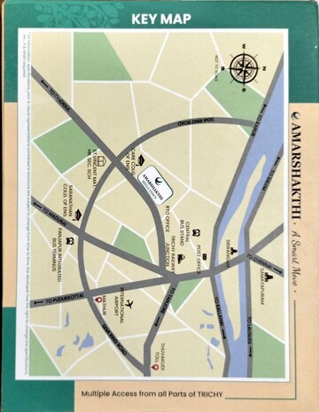  Plot – Map Location View at Dindugal nh - for Sale