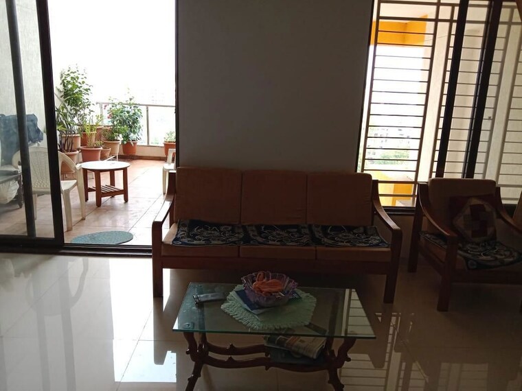 Living Room, mayur colony 3 Bedroom 1324 Sq.Ft. Apartment In Mayur Colony Pune 9868060