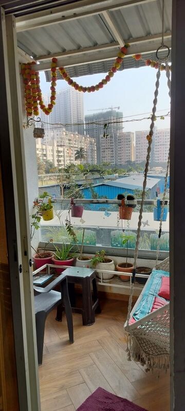 Balcony in 3 BHK Apartment at Shree Sai Vatsalya, Hadapsar – for Rent
