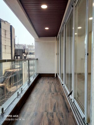 Balcony in 2 BHK Apartment at Hatdia Ison Height, Lower Parel – for Rent