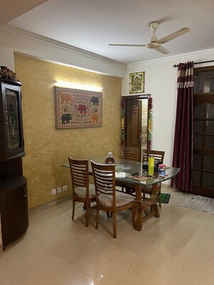 Living Room in 3 BHK Apartment at La Prisma, Dhakoli – for Rent