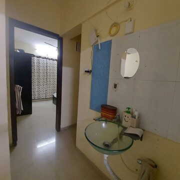Bathroom in 1 BHK Apartment at Vaishnavi Sahil Heights, Pimple Nilakh – for Rent
