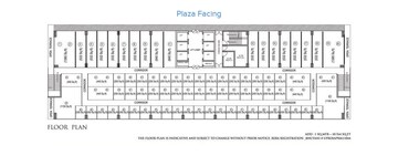 Floor Plan in  Office Space at Alphathum, Sector 90 – for Sale