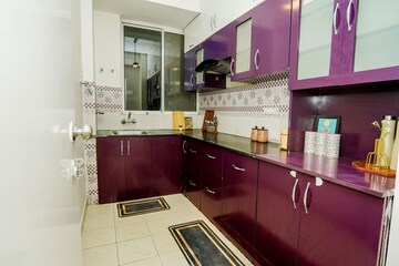 Kitchen in 3 BHK Apartment at Sare Crescent Parc, Sector 92 – for Sale