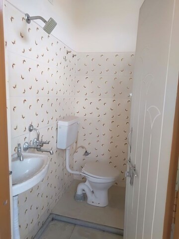 Bathroom in 3 BHK Apartment at Siddhi Highland Haven, Balkum Pada – for Rent